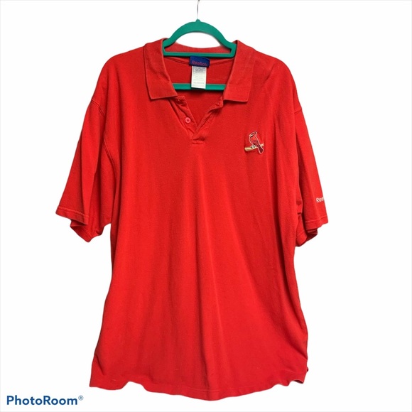 Reebok men’s 2XL St. Louis Cardinals polo shirt - Picture 1 of 8